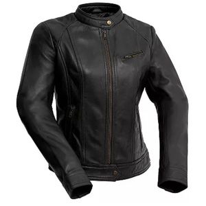 Whet Blu Black Leather Jacket